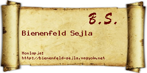 Bienenfeld Sejla névjegykártya